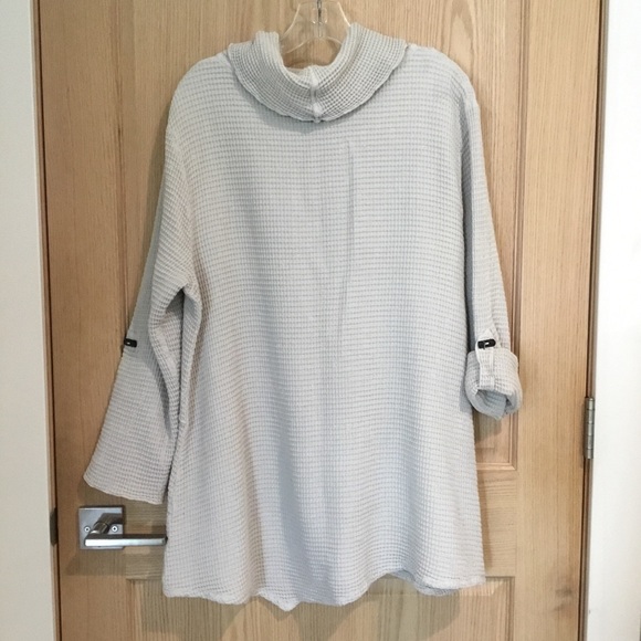 Waffle Cotton Knit Tunic by Focus Casual Life - Picture 5 of 8